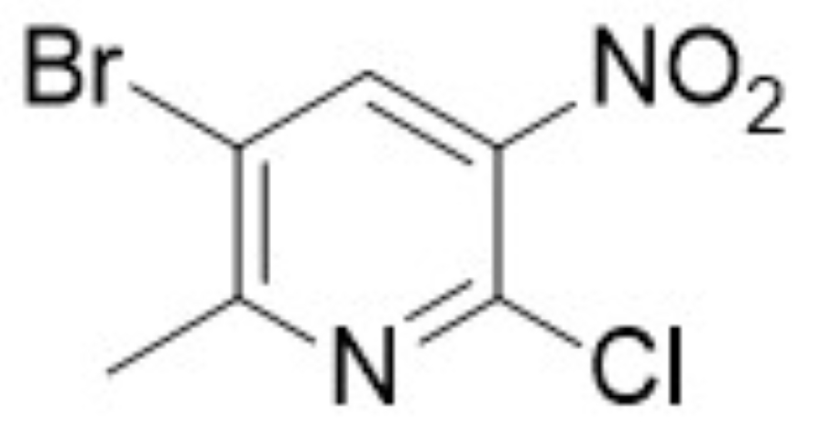 3-bromo-6-chloro-2-methyl-5-nitropyridine