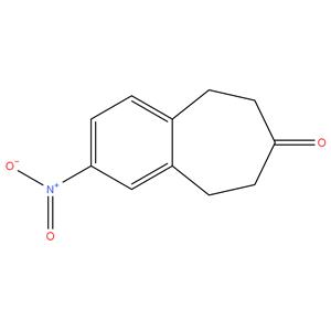 2-Nitro-5,6,8,9-tetrahydro-benzocyclohepten-7-one