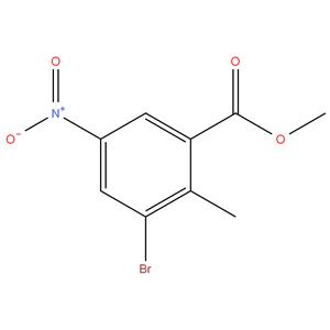 METHYL-3-BROMO-5-NITRO-2-METHYL BENZOATE