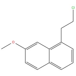 1-(2-chloroethyl)-7-methoxynaphthalene