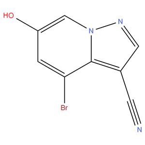 4-Bromo-6-hydroxypyrazolo[1,5-a]pyridine-3-carbonitrile