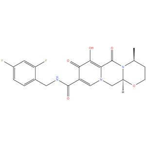 (4S,12aS)-N-[(2,4-Difluorophenyl)methyl]- 3,4,6,8,12,12a-hexahydro-7-hydroxy-4-methyl-6,8- dioxo-2H-pyrido[1',2':4,5]pyrazino[2,1-b][1,3]oxazine-9-carboxamide; (4-epi-Dolutegravir)