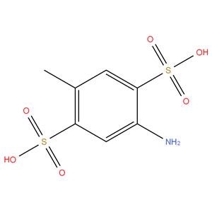 2-Amino-5-methylbenzene-1,4-disulfonic Acid