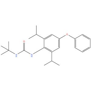 1- ( tert - butyl ) -3- ( 2,6 - diisopropyl - 4 - phenoxyphenyl ) urea