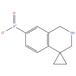 7'-nitro-2',3'-dihydro-1'H-spiro [cyclopropane-1,4'-isoquinoline]