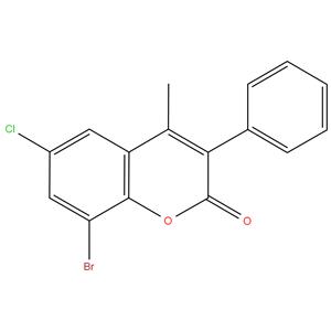 8-Bromo-6-chloro-4-methyl-3-phenylcoumarin