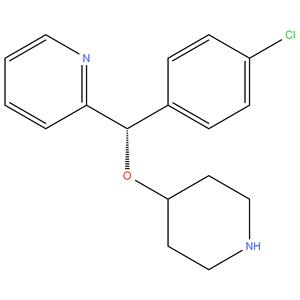 (S)-2-[(4-Chlorophenyl)(4-piperidinyloxy)methyl]pyridine