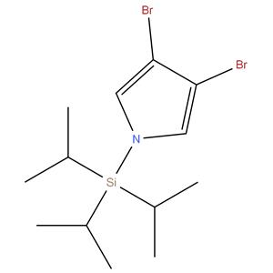 | 3,4 - dibromo - 1- ( triisopropylsilyl ) -1H - pyrrole