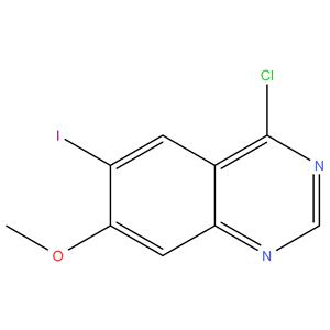 4 - chloro - 6 - iodo - 7 - methoxyquinazoline