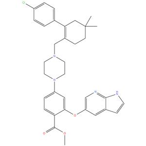 Methyl 4-(4-{[2-(4-chlorophenyl)-4,4-dimethyl-1-cyclohexen-1-yl]methyl}-1-piperazinyl)-2-(1H-pyrrolo[2,3-b]pyridin-5-yloxy)benzoate