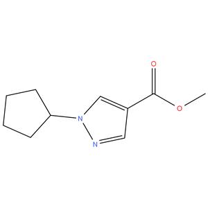 METHYL 1-CYCLOPENTYL-1HPYRAZOLE-4-CARBOXYLATE