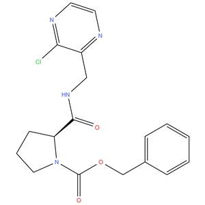 (S)-benzyl 2-((3-chloropyrazin-2-yl)methylcarbamoyl)pyrrolidine-1-carboxylate