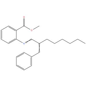 Methyl 2-((2-(phenylmethylene)octylidene)amino)benzoate