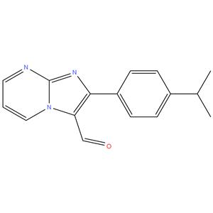 2-(4-Propan-2-ylphenyl)imidazo[1,2-a]pyrimidine-3-carbaldehyde