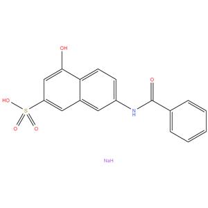sodium 7-benzamido-4-hydroxynaphthalene-2-sulphonate