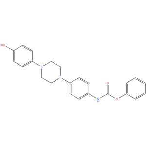 phenyl 4-(4-(4-hydroxyphenyl)piperazin-1-yl)phenylcarbamate