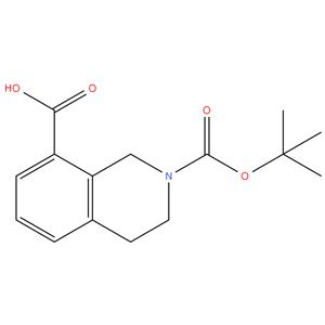 2-(tert-butoxycarbonyl)-1,2,3,4- tetrahydroisoquinoline-8-carboxylic acid