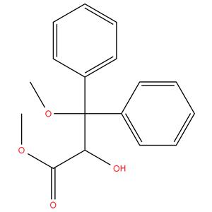 2-Hydroxy-3-methoxy-3,3-diphenyl-propionic acid methyl ester