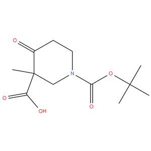 4-Oxo-piperidine-1,3-dicarboxylic acid 1-tert-butyl ester 3-methyl ester