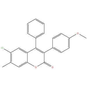 6-Chloro-3(4-Methoxy Phenyl)-4-Methyl Coumarin