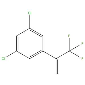 1,3-dichloro-5-(1,1,1-trifluoroprop-2-en-2-
yl)benzene