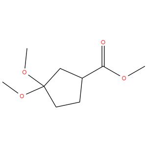 methyl 3,3-dimethoxycyclopentanecarboxylate