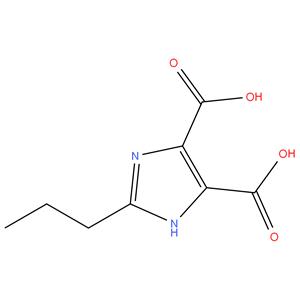 2-Propyl-4,5- imidazoledicarboxylic acid