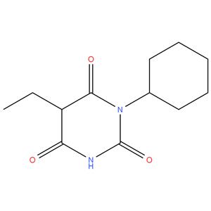 N-CYCLOHEXYL-5-ETHYL BARBITURIC ACID