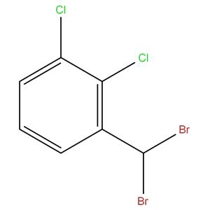 1,2 - dichloro - 3- ( dibromomethyl ) benzene