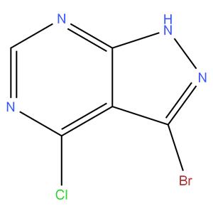 3-Bromo-4-chloro-1H-pyrazolo[3,4-D]pyrimidine