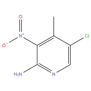 2-Amino-5-chloro-4-methyl-3-nitropyridine