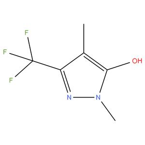 1,4 - dimethyl - 3- ( trifluoromethyl ) -1H - pyrazol - 5 - ol