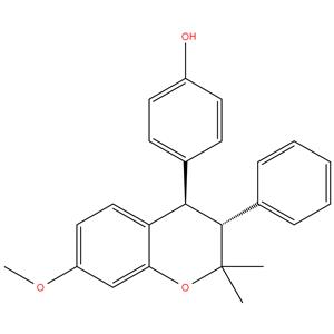 4-(7-methoxy-2,2-dimethyl-3-phenyl-chroman-4-yl)-phenol
