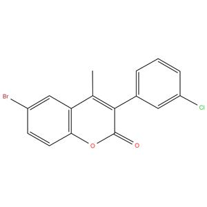 6-Bromo-3(3-Chloro Phenyl)-4-Methyl Coumarin