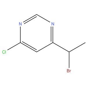 | 4- ( 1 - bromoethyl ) -6 - chloropyrimidine