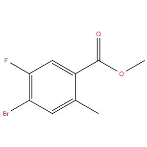 METHYL-4-BROMO-5-FLUORO -2-METHYL BENZOATE