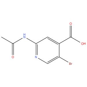2-Acetylamino-5-bromo-4-pyridine carboxylic acid