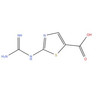 2-guanidinothiazole-5-carboxylic acid