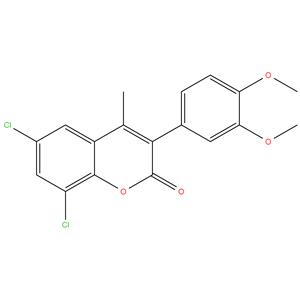 6,8-Dichloro-3(3,4-Dimethoxyphenyl)-4-Methylcoumarin