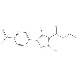 Ethyl-2-Amino-4-methyl-5-(4-nitro-phenyl)-thiophene-3-carboxylate