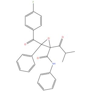 3-(4-Fluorobenzoyl)-2-isobutyryl-N,3-diphenyloxirane-2- carboxamide