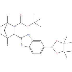 (1R,3S,4S)-3-[6-(4,4,5,5-Tetramethyl-1,3,2-dioxaborolan-2-yl)-1H-benzimidazol-2-yl]-2-azabicyclo[2.2.1]heptane-2-carboxylic acid 1,1-dimethylethyl ester