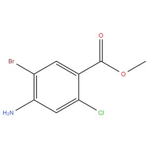 4-AMINO-5-BROMO-2-CHLORO BENZOIC ACID METHYL ESTER