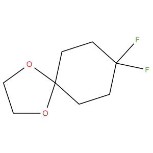 8,8 - difluoro - 1,4 - dioxaspiro [ 4.5 ] decane