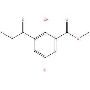 methyl 5-bromo-3-propionylsalicylate