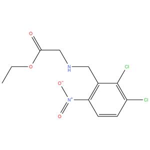 Ethyl N-(2,3-Dichloro-6-nitrobenzyl)glycine hydrochloride