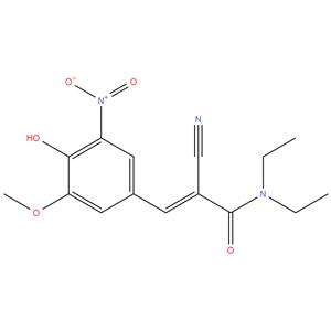 (2E)-2-cyano-N,N-diethyl-3-(4-hydroxy-3-methoxy-5-nitrophenyl)prop-2-enamide