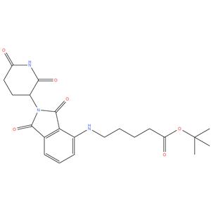 tert-butyl 5-((2-(2,6-dioxopiperidin-3-yl)-1,3-dioxoisoindolin-4-yl)amino)pentanoate