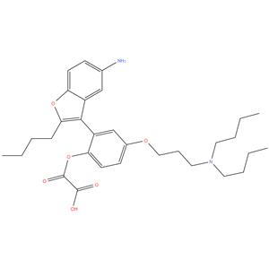 (5-Amino-2-butyl-3-benzofuranyl)[4-[3-(dibutylamino)propoxy]phenyl]methanone oxalate