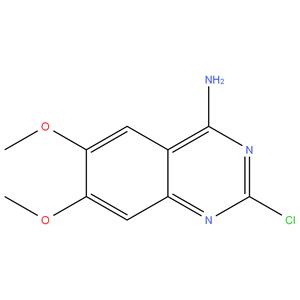 Alfuzosin EP Impurity B                2-chloro-6,7-dimethoxyquinazolin-4-amine ; 4-Amino-2-chloro-
6,7-dimethoxyquinazoline ; 2-Chloro-6,7-dimethoxy-4- quinazolinamine